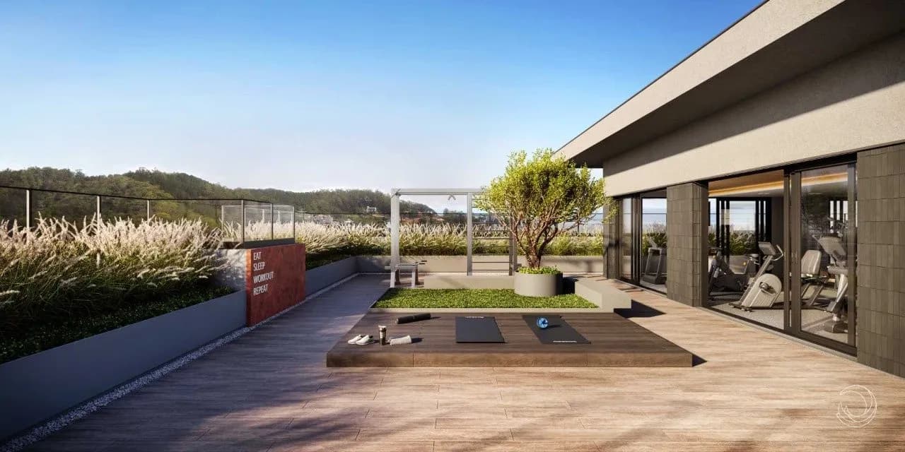 Apartamento para venda com 1 dormitório, em Saco Grande com 32 m² — foto 2