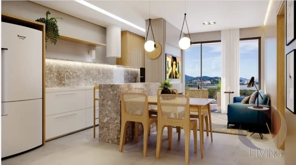 Apartamento para venda com 2 dormitórios em Saco Grande com 61 m²