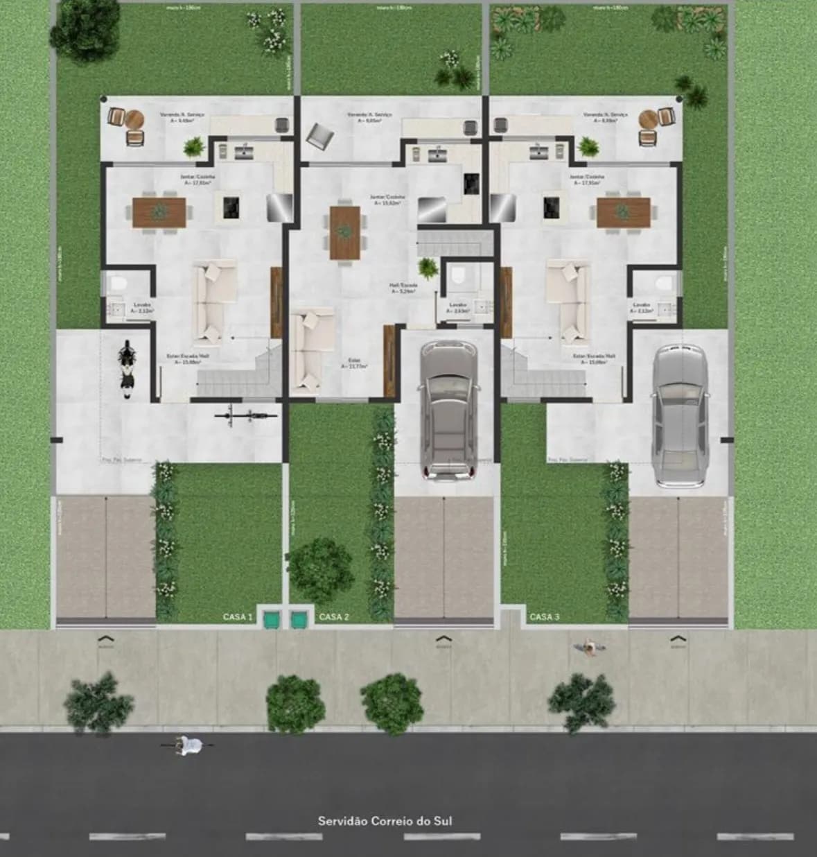 Casa para venda com 3 dormitórios em Campeche com 176 m² — foto 3
