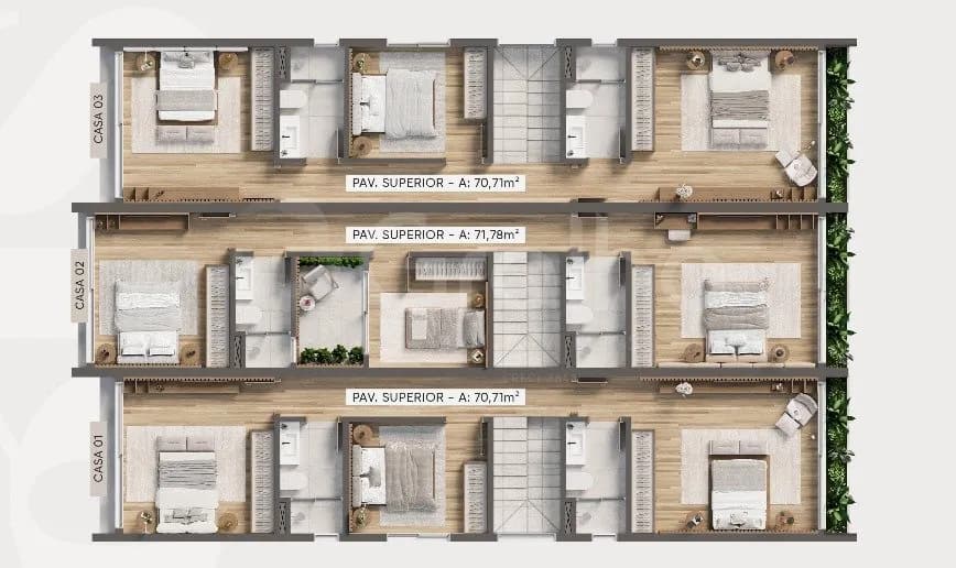 Casa para venda com 3 dormitórios em Campeche com 143 m² — foto 4
